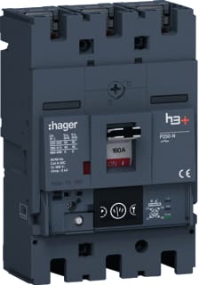 Hager - H3+ Vermogensschakelaar vermogensautomaat hnt160nr