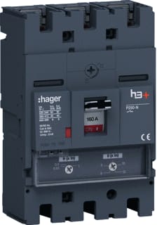Hager - H3+ Vermogensschakelaar vermogensautomaat hnt160dr