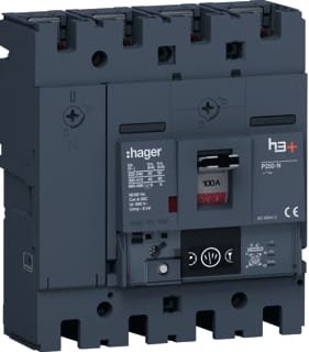 Hager - H3+ Vermogensschakelaar vermogensautomaat hnt101nr
