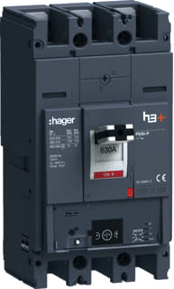 Hager - H3+ Vermogensschakelaar vermogensautomaat hpw630nr