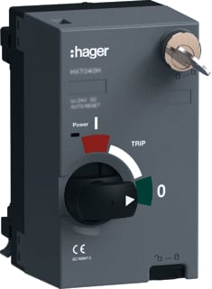 Hager - H3+ Elektr. aandrijving vr verm. schak. motorbediening hxt045hk