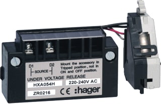 Hager - H3+ Onderspanningsspoel Onderspannspl Hxa054H