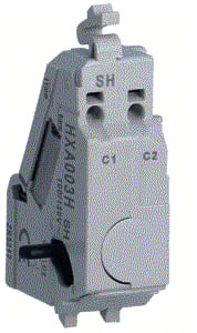 Hager - H3+ Beveiligingsunit vermogensschak. uitschp 100-120vac hxa003h