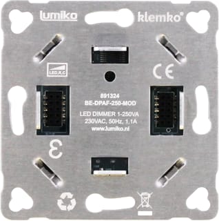 Lumiko - Dimmer Klem 2-Drds Fase-Afsnij
