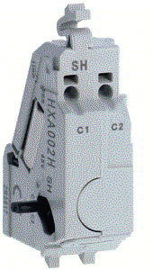 Hager - H3+ Beveiligingsunit vermogensschak. Uitschakspl 48 Vdc Hxa002H