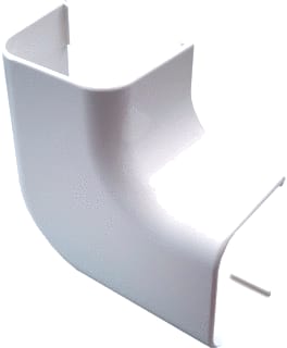 Canalit - AC Verticaal hoekstuk leidingkanaal Platte Bocht 90Gr 125X75