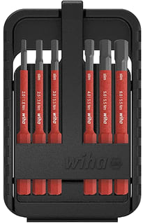 Wiha - SlimBit electric Bitset Slimbit Inbus Elec Box 7D