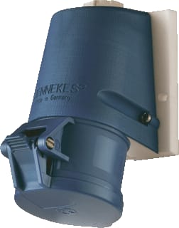 Mennekes - Twincontact CEE-wandcontactdoos Wcd Cee 3P 16A 230V Twin