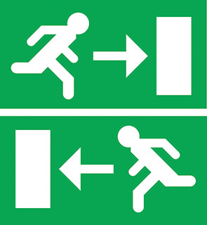 Eaton Blessing - Basic Pictogram noodverlichting plexkit basic a+b
