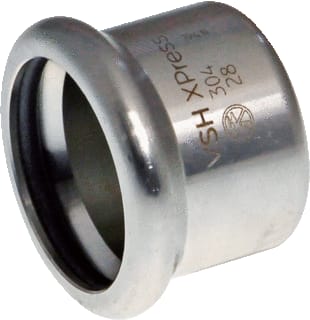VSH - XPress RVS 304 Fitting met 1 aansluiting Rvs 304 Eindkoppeling 35
