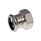 VSH - XPress RVS 304 Fitting met 2 aansluitingen Rvs 304 Overgang 15Xrp1/2