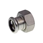 VSH - XPress RVS 304 Fitting met 2 aansluitingen rvs 304 wartkop 54xg2 3/8