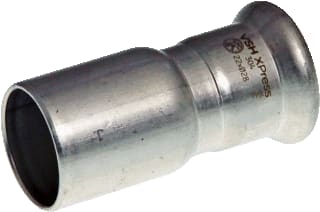 VSH - XPress RVS 304 Fitting met 2 aansluitingen Rvs 304 Verloop 54X42