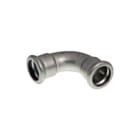 VSH - XPress RVS 304 Fitting met 2 aansluitingen Rvs 304 Bocht 90 28X28