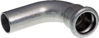 VSH - XPress RVS 304 Fitting met 2 aansluitingen Rvs 304 Bocht 90 28X28