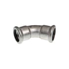 VSH - XPress RVS 304 Fitting met 2 aansluitingen Rvs 304 Bocht 45 54X54