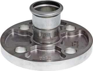 VSH - XPress RVS 304 Fitting met 2 aansluitingen Rvs 304 Flenskop 35