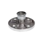 VSH - XPress RVS 304 Fitting met 2 aansluitingen Rvs 304 Flenskop 54