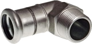 VSH - XPress RVS 304 Fitting met 2 aansluitingen Rvs 304 Kniekop 90 28Xr1