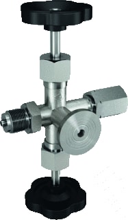 Ubel - Dubbele manometerkraan Dubmanmtrkr Rvs Dn15Buspa