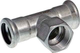 VSH - XPress RVS 304 Fitting met 3 aansluitingen Rvs 304 T 15Xrp1/2X15