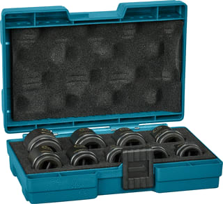 Makita - IMPACT BLACK Dopsleutel (set) Krachtdoppenset 9Dlg