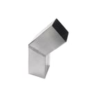 Rheinzink - Classic Vierkante fitting met 2 aansluit. Bocht 60X60 45Gr