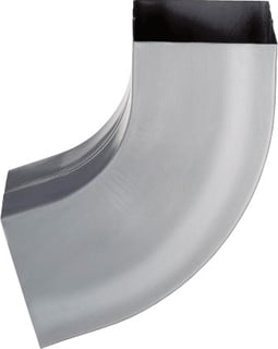 Rheinzink - Classic Vierkante fitting met 2 aansluit. Bocht 80X80 72Gr