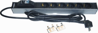 Ratio Electric - Plenty Energiedistributiepanel (PDU) Snrc 6Xra 6A 19"