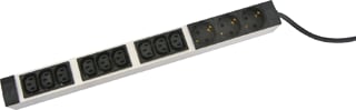 Ratio Electric - Plenty Energiedistributiepanel (PDU) Snrc 9/3Xra 19"