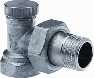 Hummel - Radiatorvoetventiel Voetventiel 3/4" Haaks