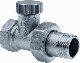 Hummel - Radiatorvoetventiel Voetventiel 1/2" Recht