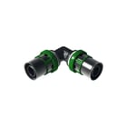 Comap - SKINpress 7090W Fitting met 2 aansluitingen Skin Knie Pers 16X2 Zk2