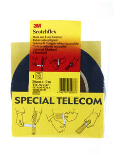 3M - Scotchflex Klitteband Klitteb.20Mmx10M Ro10