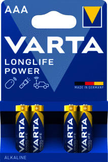 Varta - Longlife Power Batterij, niet oplaadbaar Batt Lr03 Br4