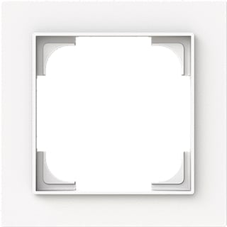 ABB Busch-Jaeger - Art Afdekraam schakelmateriaal Afdkrm 1V Lin Glas Wit