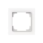 ABB Busch-Jaeger - Art Afdekraam schakelmateriaal Afdkrm 1V Lin Glas Wit