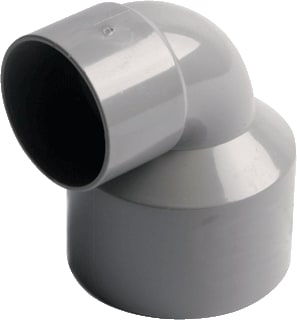 Wavin - Wadal FF Fitting met 2 aansluitingen Wadl Verlbocht 90G 75X50 2Xm L