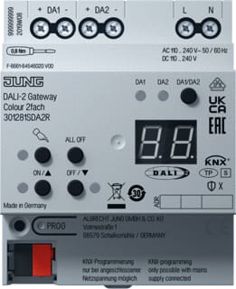 Jung - Systeeminterface bussysteem Knx Dali-2 Gatew Clr 2-V