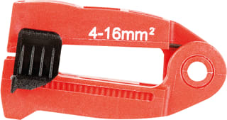 Cimco - Vervangingsmes inzetstuk 4-16mm rood