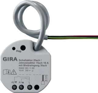 Gira - KNX Secure Schakelactor bussysteem One Knx Sch-/Jl.Act 2V/1V