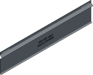 Van der Valk - ValkPro+ P10 Zonnepaneel verbind.- en bev. elem. Achterplt 1160Mm