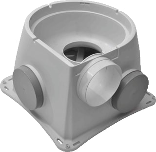 Zehnder - Toebeh./onderdelen voor ventilator behuizing cmf
