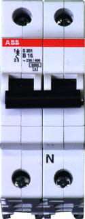 ABB - System pro M compact SC200 Installatieautomaat Autom 1P+N16A B Sc201C16Na