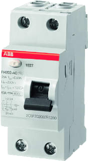 ABB - System pro M compact FH200 Aardlekschakelaar Aardlschak Cb 2P 40A 30Ma