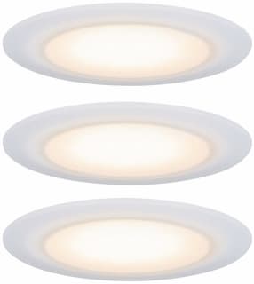 Paulmann - Downlight/spot/schijnwerper set suon warm-d ip44 3x6,