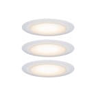 Paulmann - Downlight/spot/schijnwerper set suon warm-d ip44 3x6,
