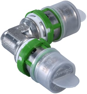 Comap - SKINpress 7090W Fitting met 2 aansluitingen Skin Knie Pers 20X2 Zk2