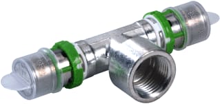 Comap - SKINpress 7130GV Fitting met 3 aansluitingen Skin T16X2-1/2Bi-16X2 Zk2