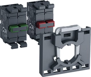 ABB - Modular MCBH Hulpcontactblok Houder+2V 1Sfa611605R1102